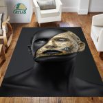 فرشینه مخمل طرح چهره کد 55027