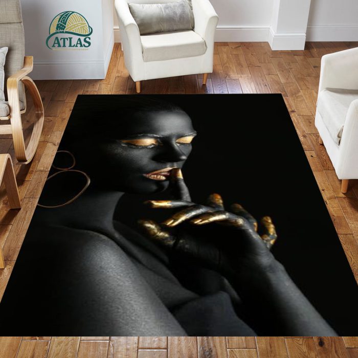 فرشینه مخمل طرح چهره کد 55029