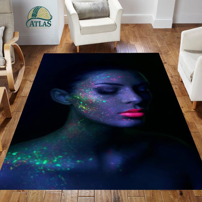 فرشینه مخمل طرح چهره کد 55030