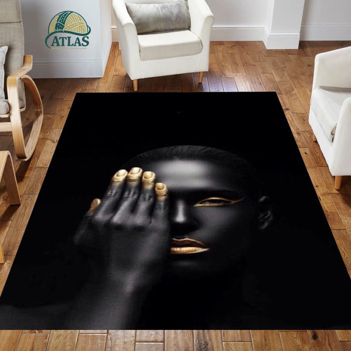 فرشینه مخمل طرح چهره کد 55031
