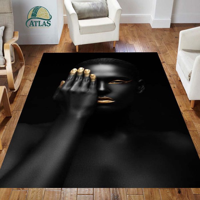 فرشینه مخمل طرح چهره کد 55032