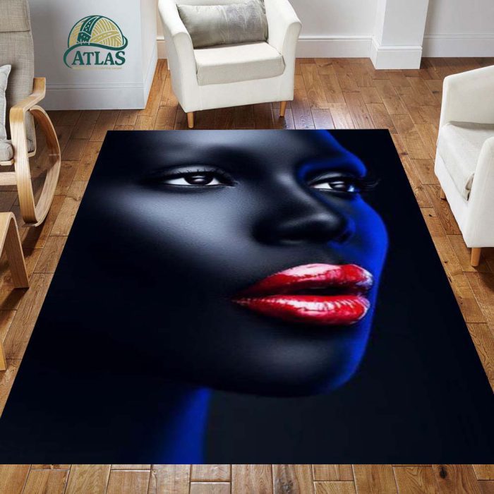 فرشینه مخمل طرح چهره کد 55033