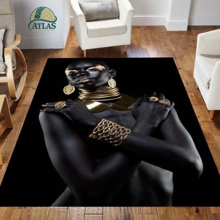 فرشینه مخمل طرح چهره کد 55034