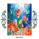 فرشینه مخمل اتاق کودک کودک کد 40295
