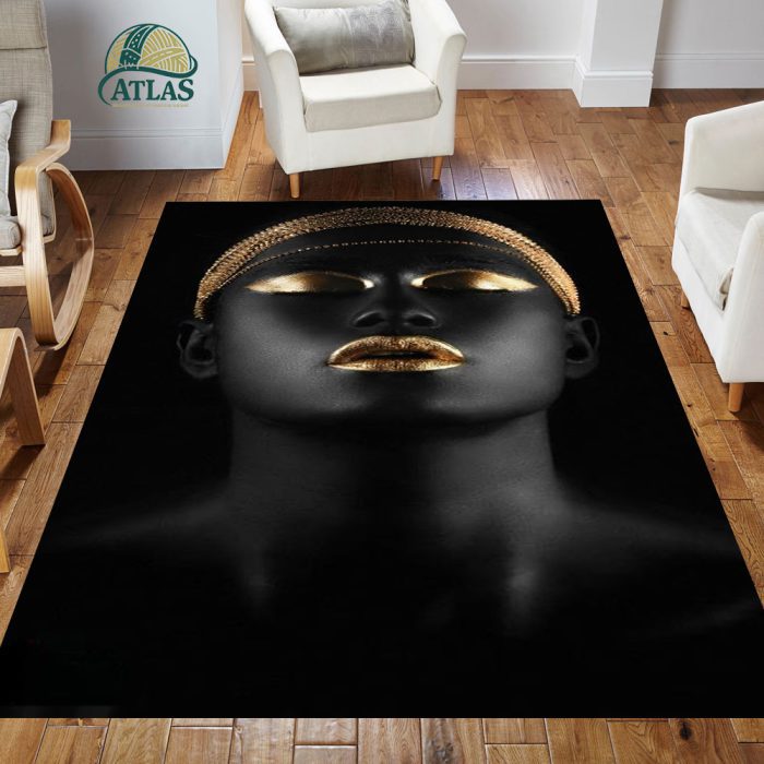 فرشینه مخمل طرح چهره کد 55002