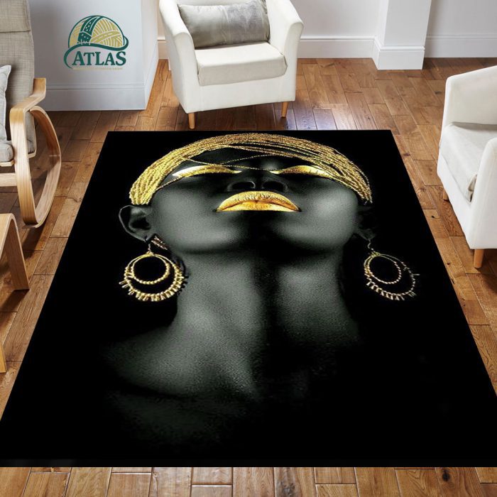 فرشینه مخمل طرح چهره کد 55003