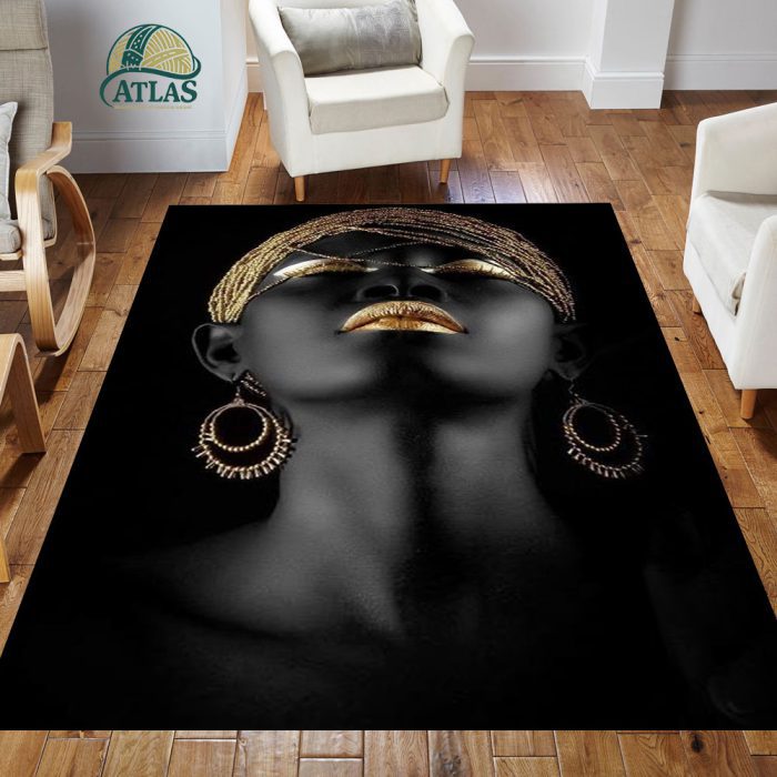 فرشینه مخمل طرح چهره کد 55005