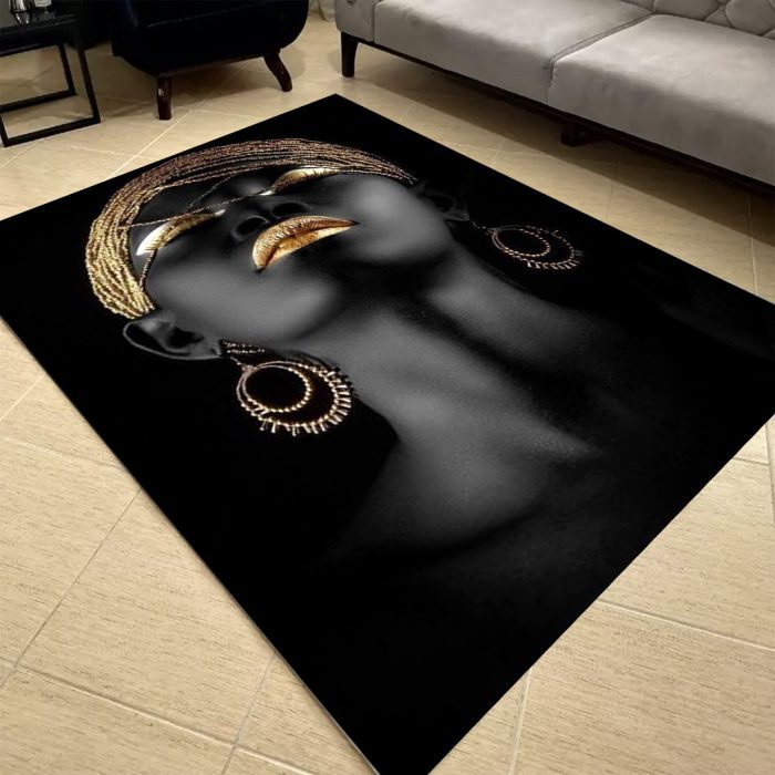 فرشینه مخمل طرح چهره کد 55005