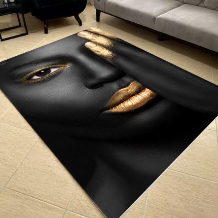 فرشینه مخمل طرح چهره کد 55006