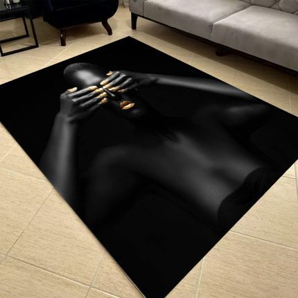 فرشینه مخمل طرح چهره کد 55100