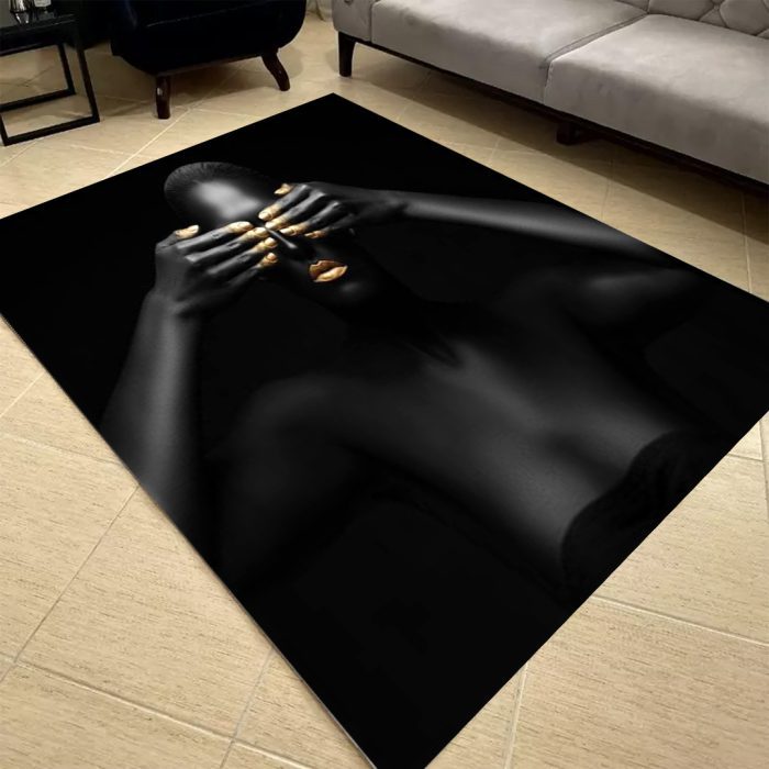 فرشینه مخمل طرح چهره کد 55100