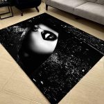 فرشینه مخمل طرح چهره کد 55103