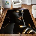 فرشینه مخمل طرح چهره کد 55107