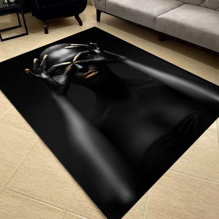 فرشینه مخمل طرح چهره کد 55110