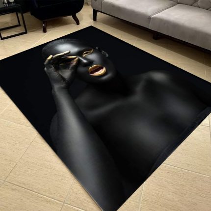 فرشینه مخمل طرح چهره کد 55111