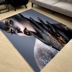 فرشینه مخمل طرح چهره کد 55118