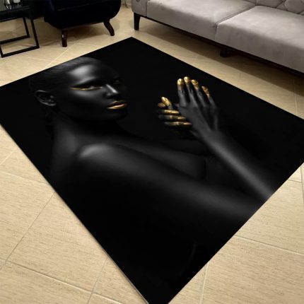 فرشینه مخمل طرح چهره کد 55119