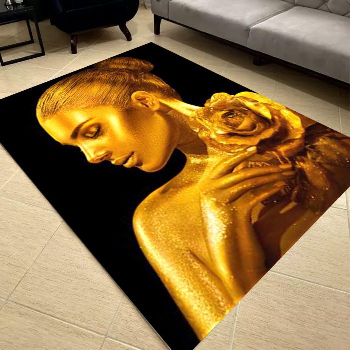 فرشینه مخمل طرح چهره کد 55121