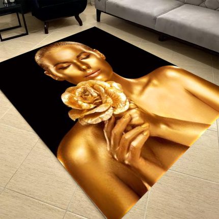 فرشینه مخمل طرح چهره کد 55122