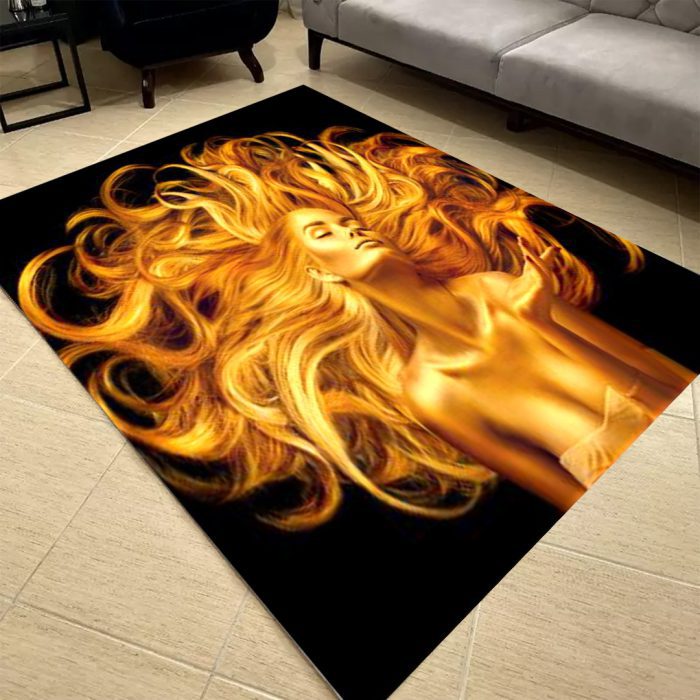 فرشینه مخمل طرح چهره کد 55124