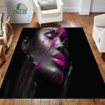فرشینه مخمل طرح چهره کد 55126
