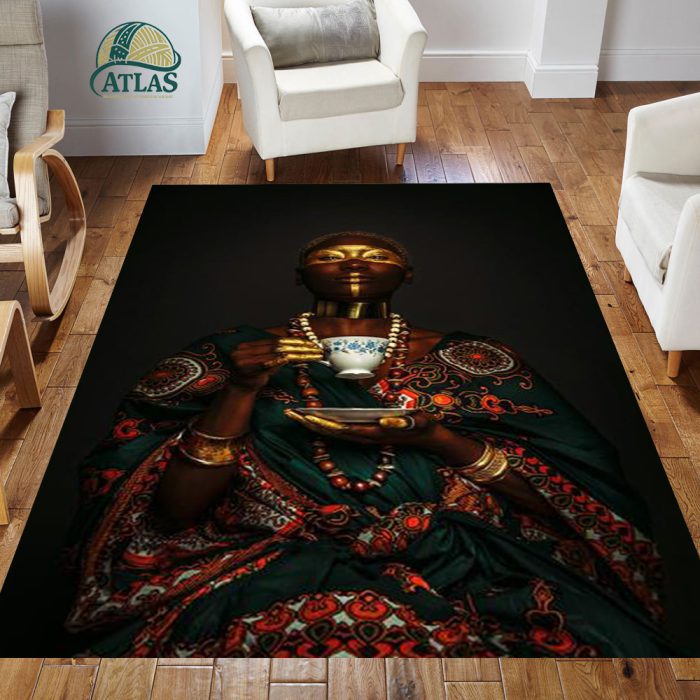 فرشینه مخمل طرح چهره کد 55128