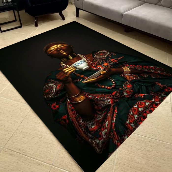 فرشینه مخمل طرح چهره کد 55128