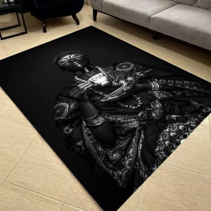 فرشینه مخمل طرح چهره کد 55129