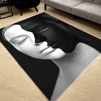 فرشینه مخمل طرح چهره کد 55014