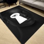 فرشینه مخمل طرح چهره کد 55015