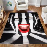 فرشینه مخمل طرح چهره کد 55018