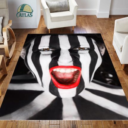 فرشینه مخمل طرح چهره کد 55018