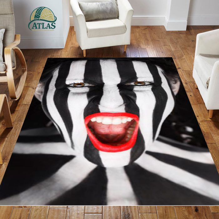 فرشینه مخمل طرح چهره کد 55018