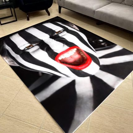 فرشینه مخمل طرح چهره کد 55018