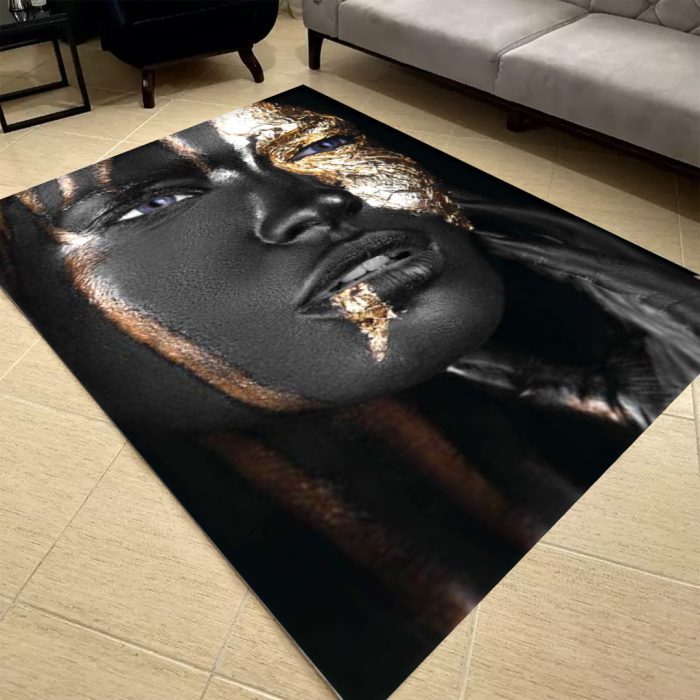 فرشینه مخمل طرح چهره کد 55025