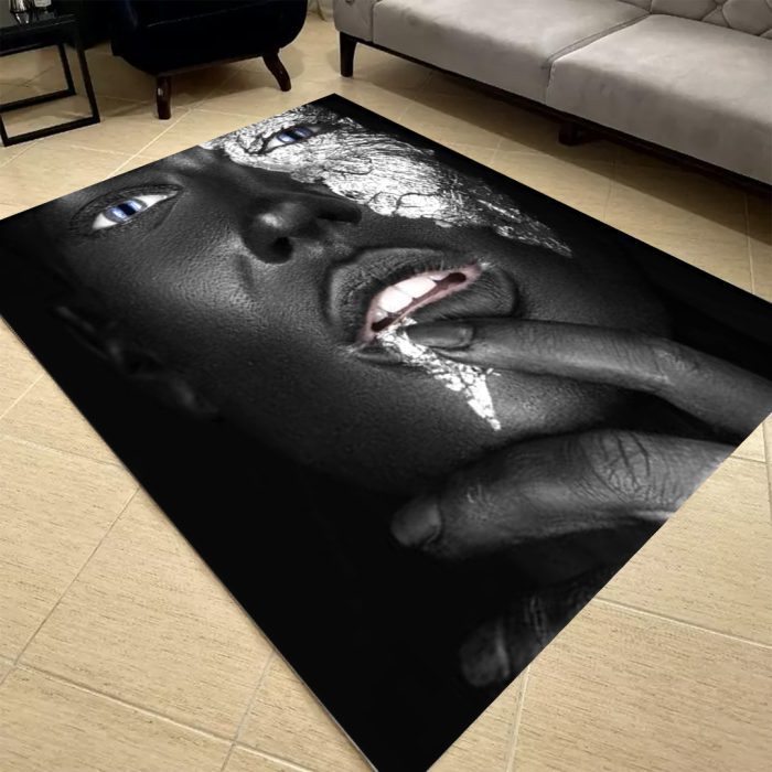 فرشینه مخمل طرح چهره کد 55026