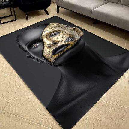 فرشینه مخمل طرح چهره کد 55027