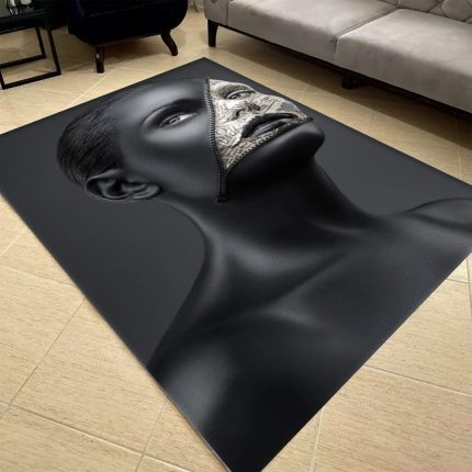 فرشینه مخمل طرح چهره کد 55028