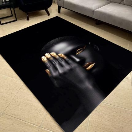 فرشینه مخمل طرح چهره کد 55031
