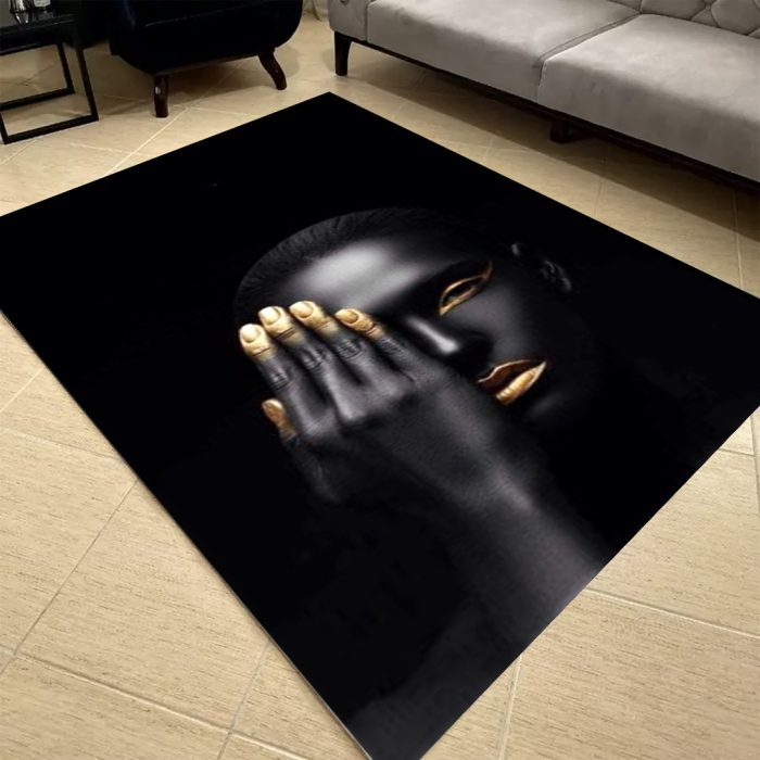 فرشینه مخمل طرح چهره کد 55031