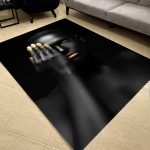 فرشینه مخمل طرح چهره کد 55032