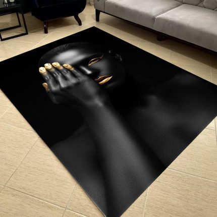 فرشینه مخمل طرح چهره کد 55032