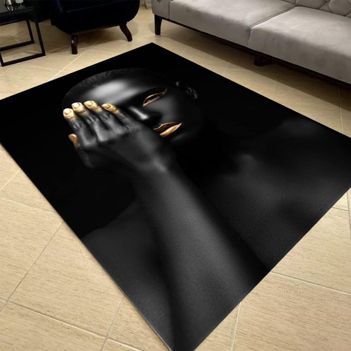 فرشینه مخمل طرح چهره کد 55032