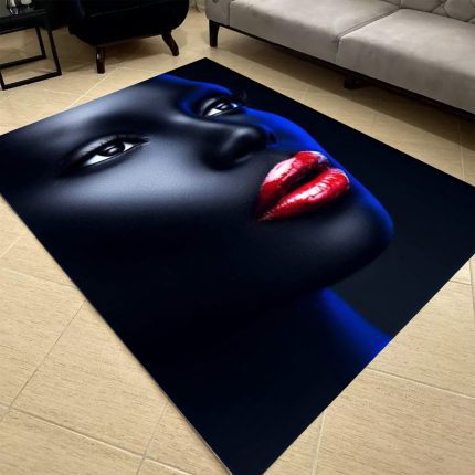 فرشینه مخمل طرح چهره کد 55033