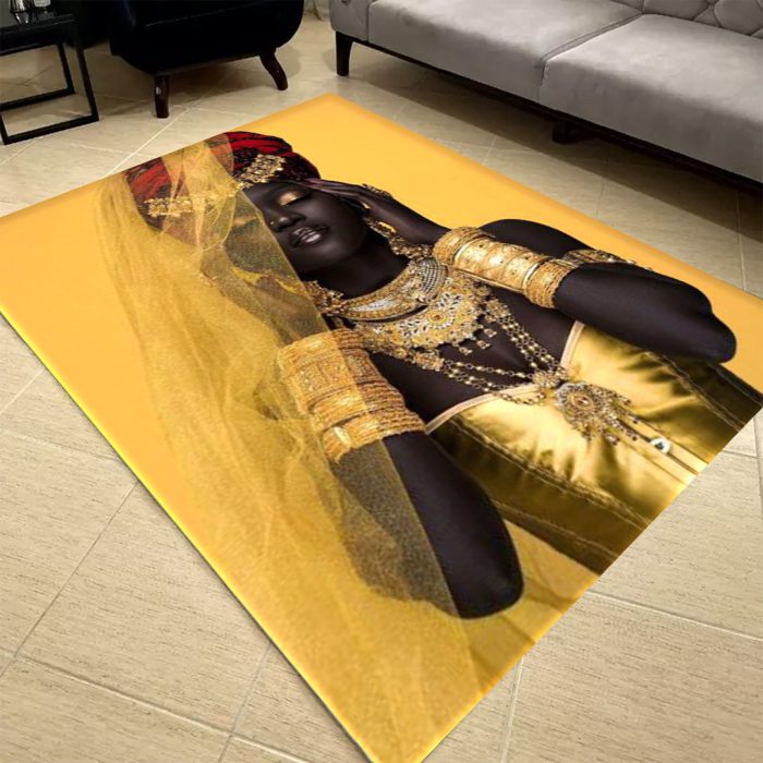 فرشینه مخمل طرح چهره کد 55037