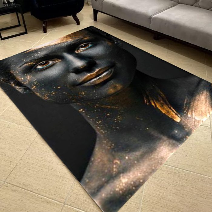 فرشینه مخمل طرح چهره کد 55038