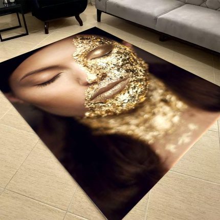 فرشینه مخمل طرح چهره کد 55039
