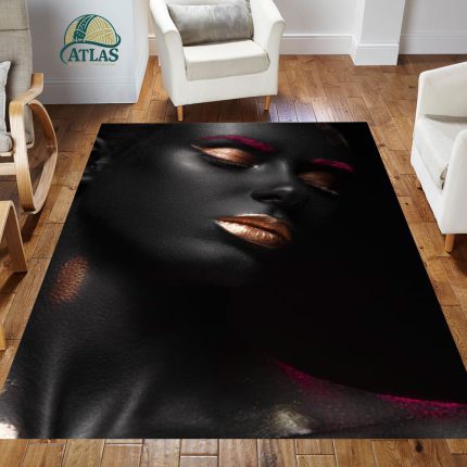 فرشینه مخمل طرح چهره کد 55040