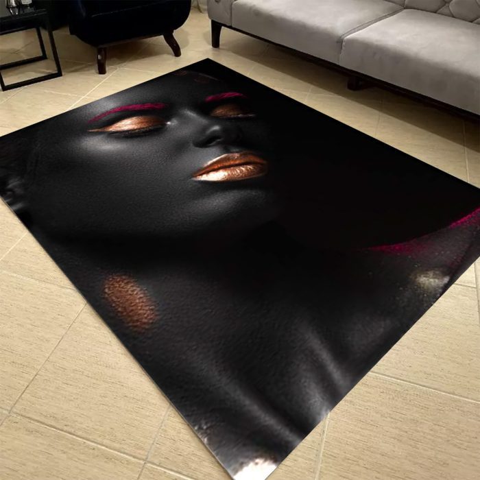 فرشینه مخمل طرح چهره کد 55040