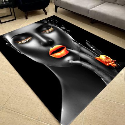 فرشینه مخمل طرح چهره کد 55041